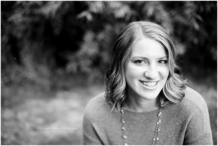 senior girl portrait session